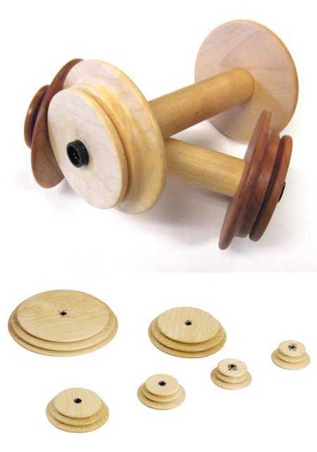 Schacht Spinning Wheel Bobbins & Whorls