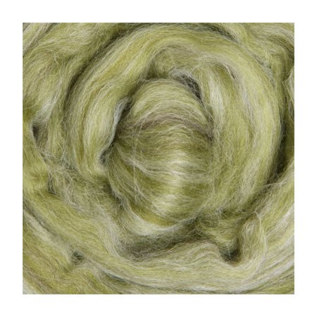 30% 21 micron Baby Alpaca / 70% 22 micron Merino, 500 grams (17.6 ounces) MOSS