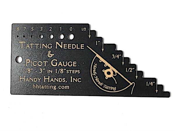 Tatting Needle Gauge & Picot Gauge Combo